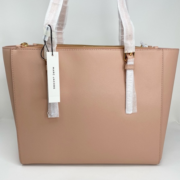 🔥 NEW MARC JACOBS COMMUTER LEATHER TOTE - BALLET - Picture 3 of 10